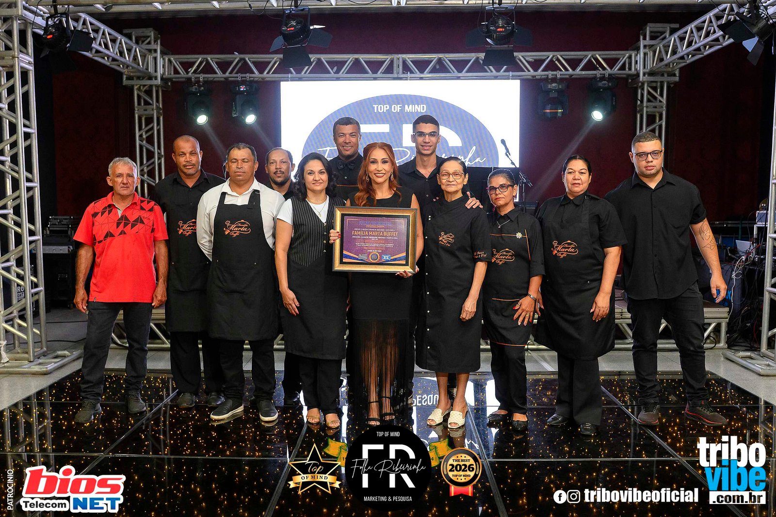 Folha Ribeirinha Marketing & Pesquisas realiza noite inesquecível de reconhecimento em Presidente Epitácio com o Prêmio Top of Mind 2026