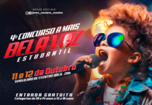 A Mais Bela Voz Estudantil convida o público para duas noites de música em Presidente Epitácio